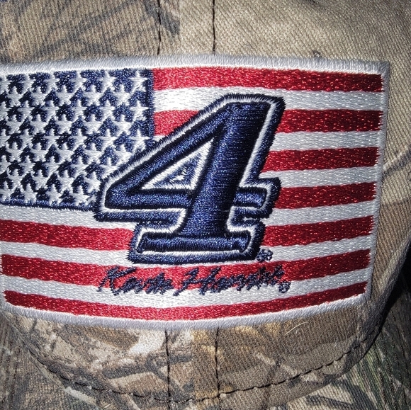 Kevin Harvick New Era Flag 9FORTY Adjustable Hat - Camo - Picture 5 of 6